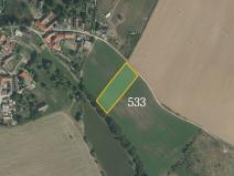 Prodej zemědělské půdy, Vladislav, 1193 m2