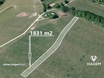 Prodej pole, Březůvky, 1831 m2