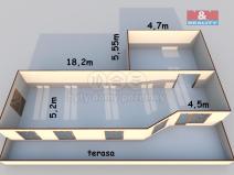 Pronájem obchodního prostoru, Frýdek-Místek - Frýdek, Růžový pahorek, 115 m2