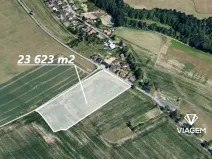 Prodej podílu pozemku pro bydlení, Hybrálec, 3937 m2