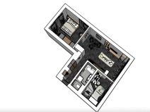 Prodej bytu 3+kk, Praha - Vokovice, Alžírská, 53 m2