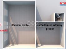 Pronájem obchodního prostoru, Plzeň - Východní Předměstí, Slovanská, 52 m2