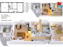 Prodej bytu 3+kk, Mladá Boleslav - Mladá Boleslav II, Husova, 82 m2