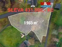 Prodej pozemku pro bydlení, Růžová, 1965 m2