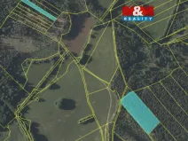 Prodej lesa, Mrákotín, 7873 m2