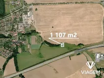 Prodej pole, Jesenice, 1107 m2