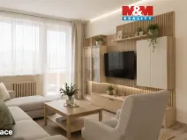 Prodej bytu 3+1, Hustopeče, Masarykovo nám., 62 m2