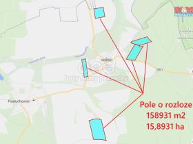 Prodej pole, Velečín, 158931 m2