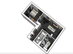 Prodej bytu 3+kk, Praha - Vokovice, Alžírská, 53 m2