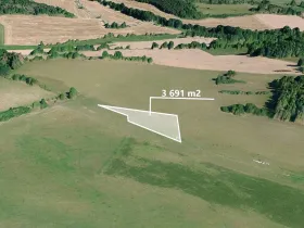 Prodej podílu pole, Volyně, 820 m2