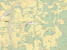 Dražba lesa, Zděchov, 1051 m2