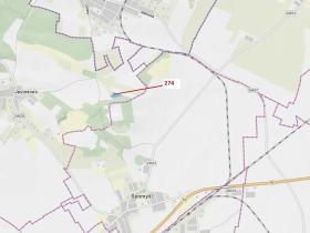 Dražba lesa, Jeviněves, 4557 m2