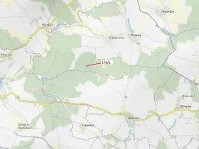 Dražba lesa, Psárov, 2949 m2