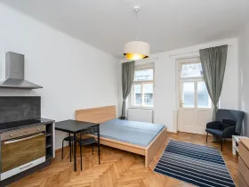 Pronájem bytu 1+kk, Praha - Nové Město, Lípová, 33 m2