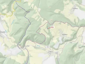 Dražba louky, Bouzov, 1043 m2