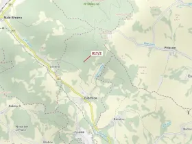 Dražba lesa, Zubrnice, 815 m2