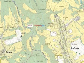 Dražba lesa, Lačnov, 7364 m2