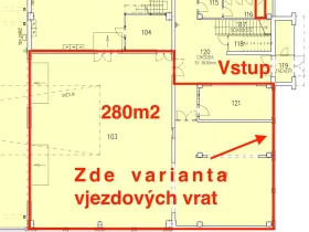 Pronájem obchodního prostoru, Šternberk, Nádražní, 280 m2