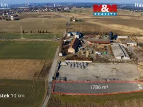 Pronájem komerčního pozemku, Vratimov, Na Příčnici, 1786 m2