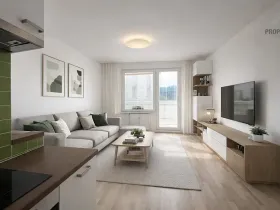 Pronájem bytu 1+kk, Kuřim, Brněnská, 29 m2