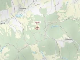 Dražba pozemku, Slopné, 1786 m2