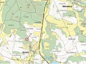 Dražba lesa, Kovčín, 1626 m2