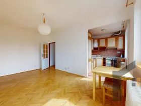 Pronájem bytu 1+kk, Praha - Holešovice, U průhonu, 28 m2