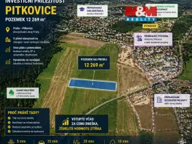 Prodej pole, Praha - Pitkovice, 12269 m2