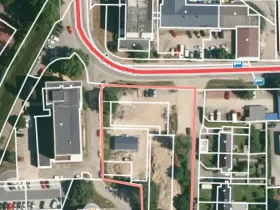 Pronájem komerčního pozemku, České Budějovice, Čechova, 3600 m2