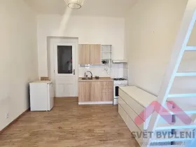Pronájem bytu 1+kk, Praha - Vršovice, Kodaňská, 26 m2