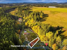 Prodej pozemku pro bydlení, Kaplice, 840 m2