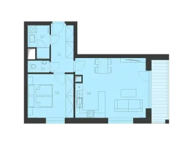 Prodej bytu 2+kk, Brno, Jižní, 54 m2