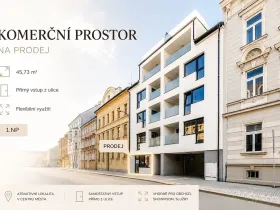 Prodej obchodního prostoru, České Budějovice, Štítného, 45 m2