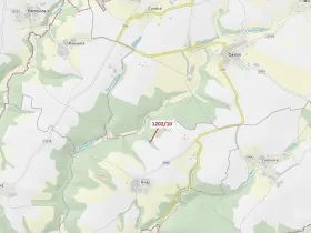 Dražba lesa, Čestín, 557 m2