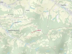 Dražba louky, Valašská Bystřice, 255 m2