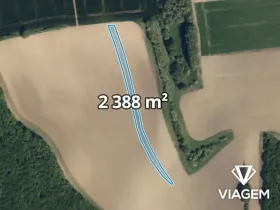 Prodej podílu pole, Strážovice, 973 m2