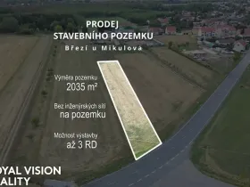 Prodej pozemku pro bydlení, Březí, 2035 m2