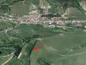 Prodej pole, Lhota u Vsetína, 4064 m2