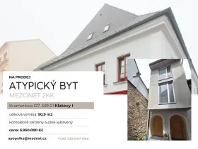 Prodej bytu 2+kk, Klatovy, Krameriova, 91 m2
