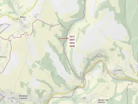 Dražba lesa, Benešov u Semil, 1649 m2