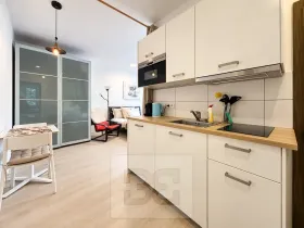 Pronájem bytu 1+kk, Praha - Vršovice, Moskevská, 28 m2