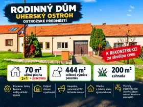 Prodej rodinného domu, Uherský Ostroh, 70 m2