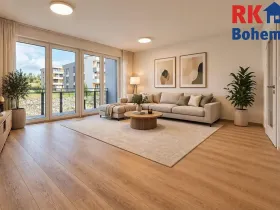 Pronájem bytu 1+kk, Praha - Dolní Počernice, 45 m2