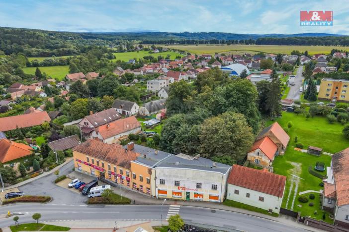 Pronájem obchodního prostoru, Šťáhlavy, Náves republiky, 223 m2