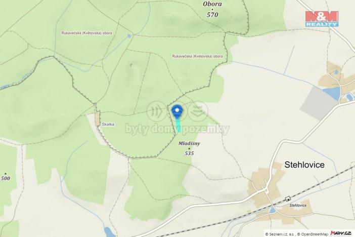 Prodej lesa, Stehlovice, 8547 m2