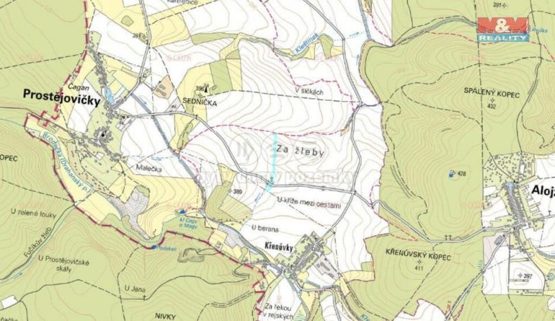 Prodej pole, Myslejovice - Křenůvky, 8800 m2