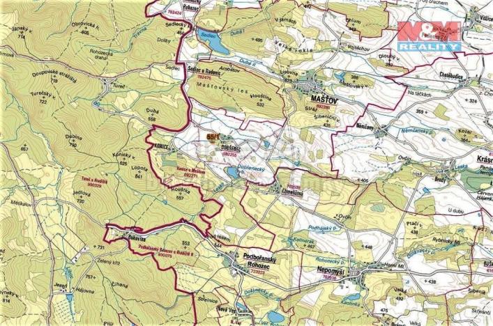 Prodej zahrady, Mašťov - Dobřenec, 553 m2