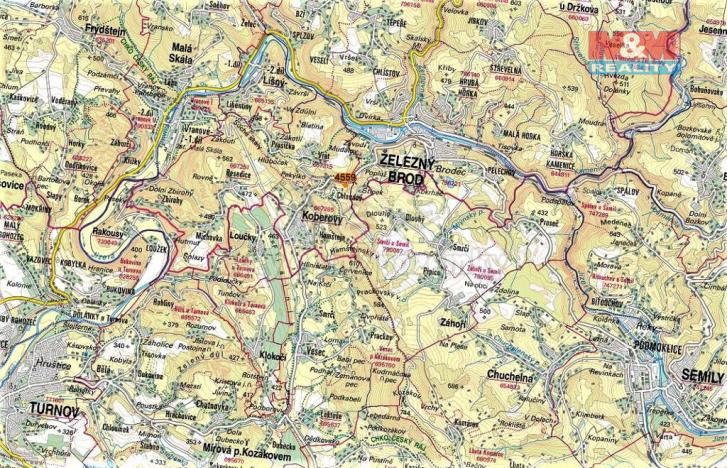 Prodej trvalého travního porostu, Koberovy, 2044 m2