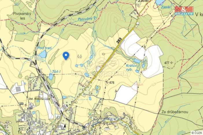 Prodej zemědělské půdy, Krásná Lípa, 124828 m2