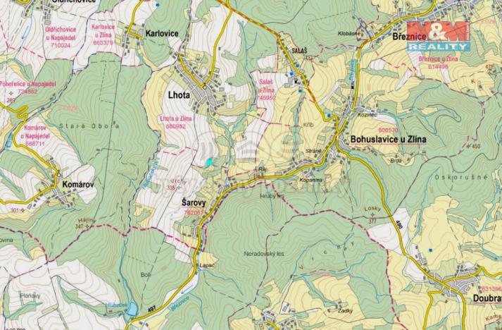 Prodej lesa, Lhota, 9823 m2